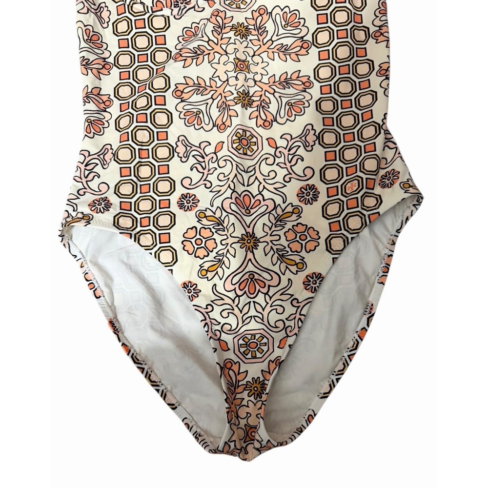 Tory Burch Hicks Garden One Piece Floral Swimsuit Women's Size Small - Picture 5 of 10